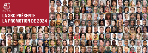 Un collage des nouveaux membres du Collège de la Société royale du Canada.