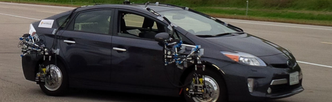 Toyota prius with advanced instrumentation