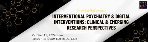 Interventional Psychiatry & Digital Interventions: Clinical & Emerging Research Perspectives Banner