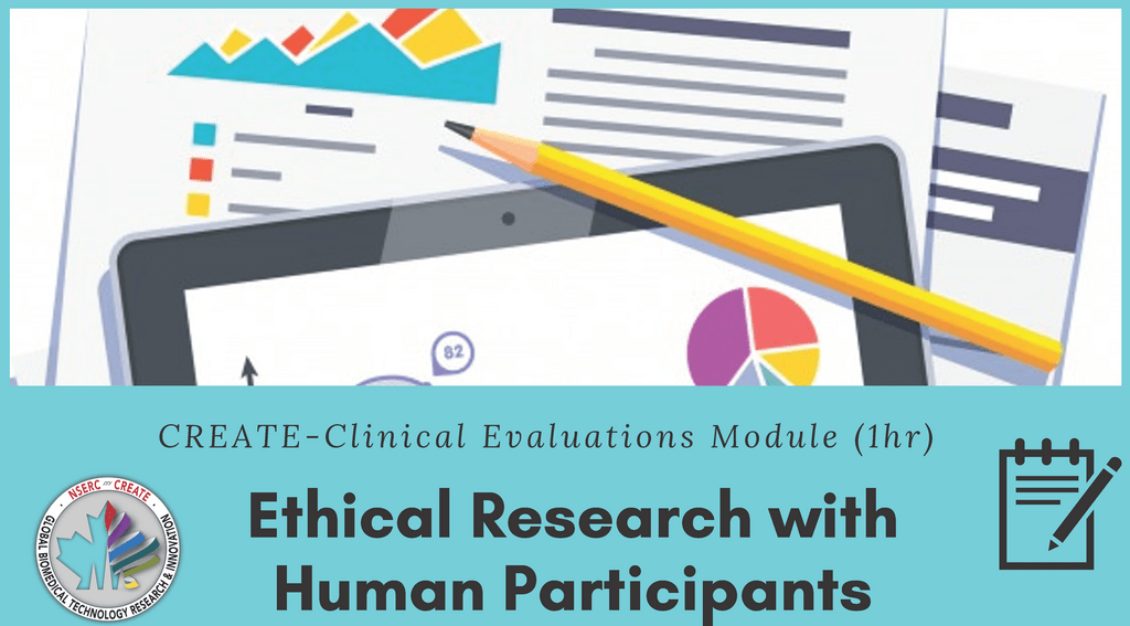 CREATE workshop Ethical Research with Human Participants poster