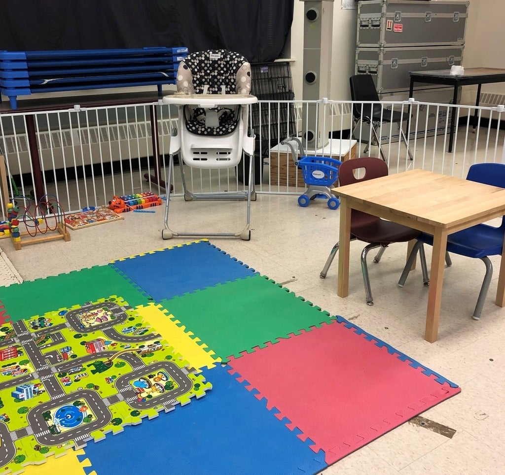 Simulated Childcare Laboratory Setup