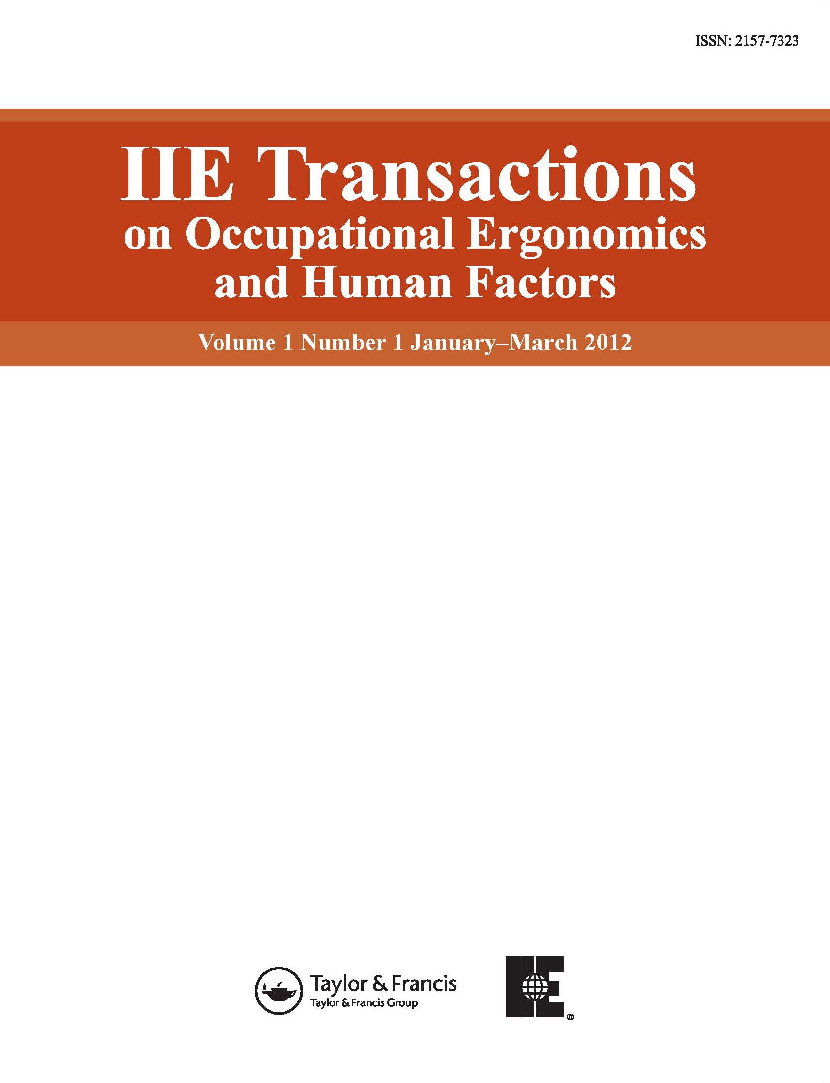 IISE Transactions on occupational ergonomics and human factors logo
