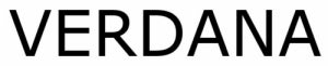 Verdana typeface sample