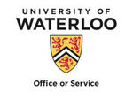 A vertical lockup with the office/service name beneath the University logo.