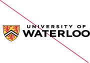 University of Waterloo logo - improper resizing