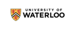 University of Waterloo logo - horizontal (preferred), colour