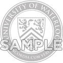 Black-screened University seal
