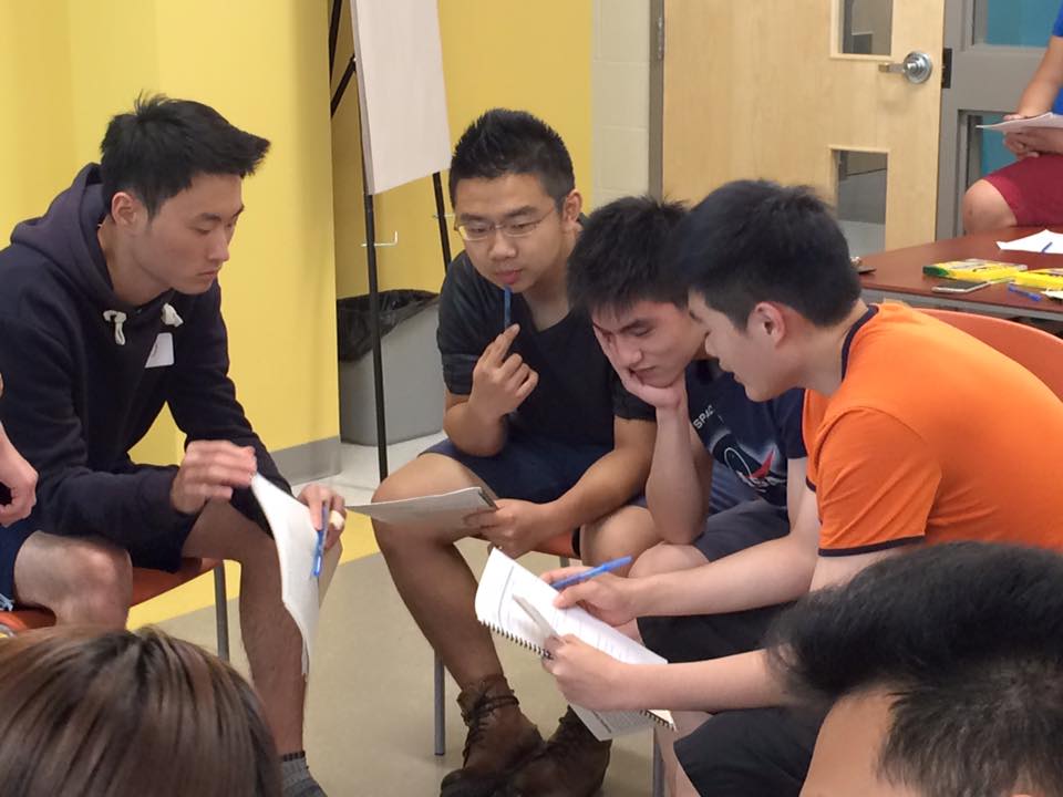 Students in a Student Leadership Program workshop