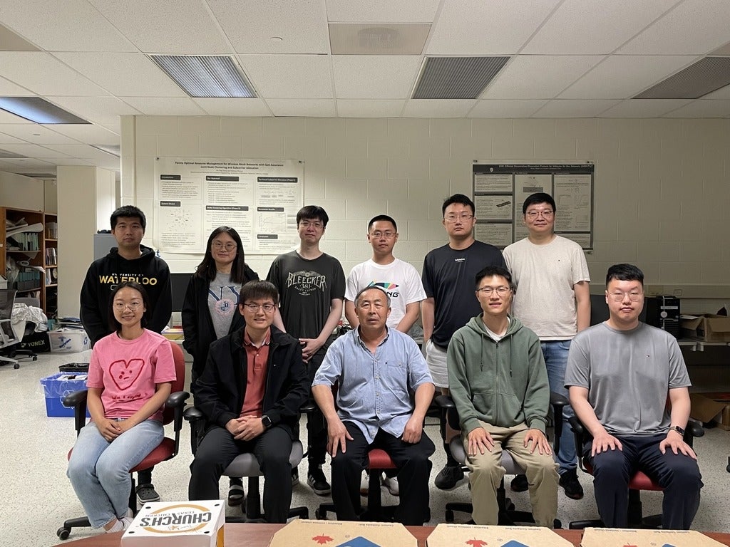 Group photo in Pizza lunch 