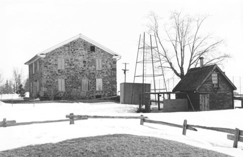 Brubacher house after fire