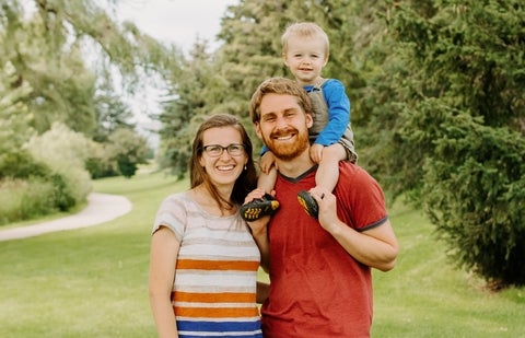 Josh Enns, Laura Enns and their son