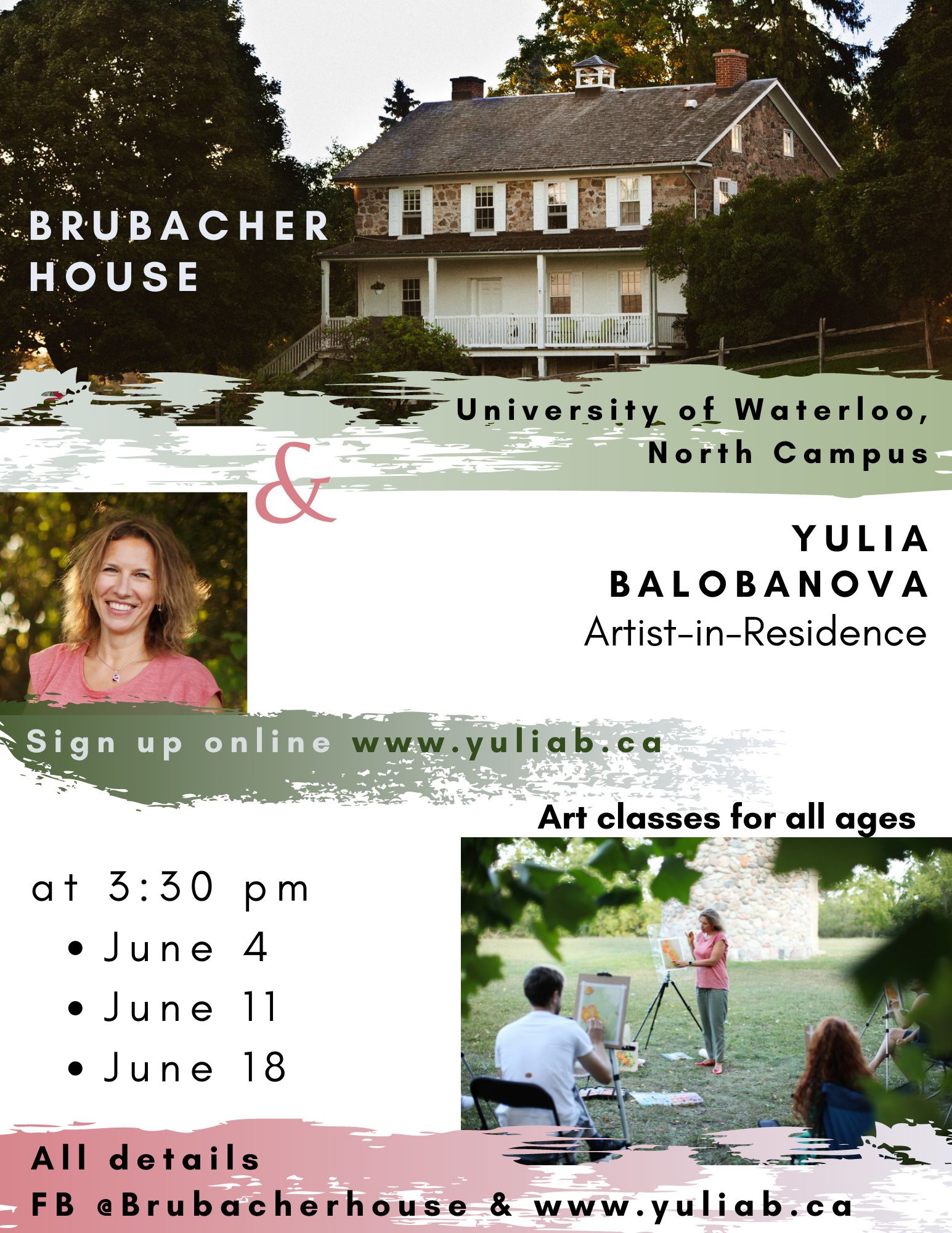 Brubacher house Art picnics Poster
