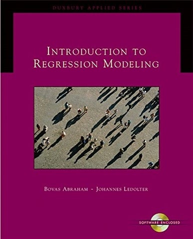 Introduction to Regression Modeling book cover