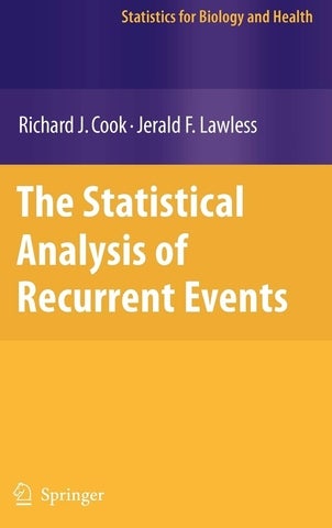 The Statistical Analysis of Recurrent Events book cover