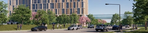 New residence building rendering