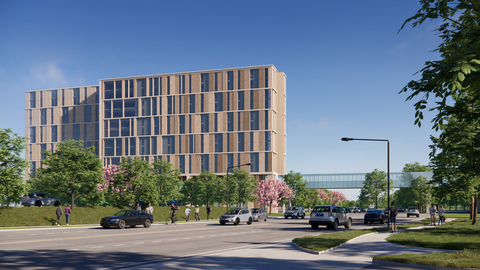 New residence building rendering