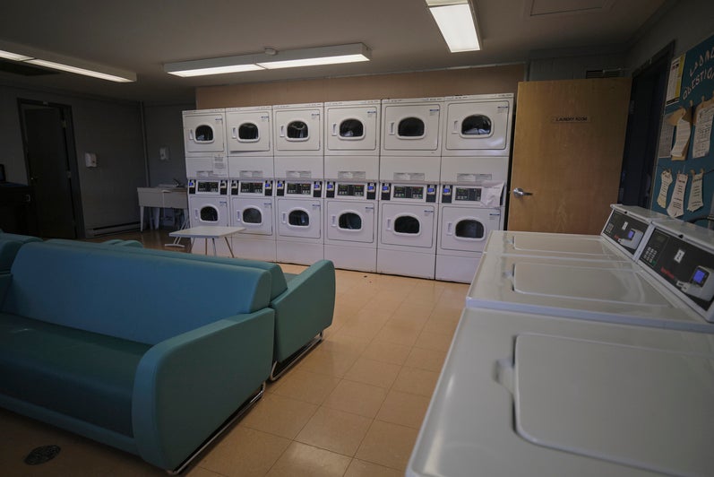 Columbia Lake Village South Community Centre laundry room