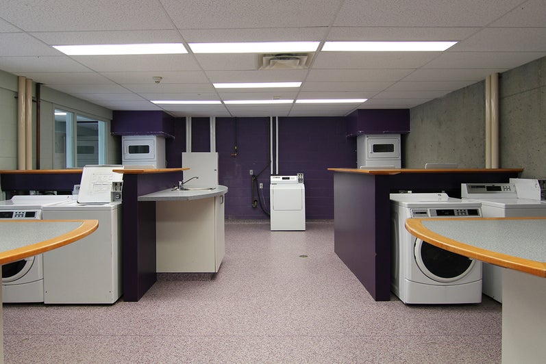 Mackenzie King Village communal laundry room