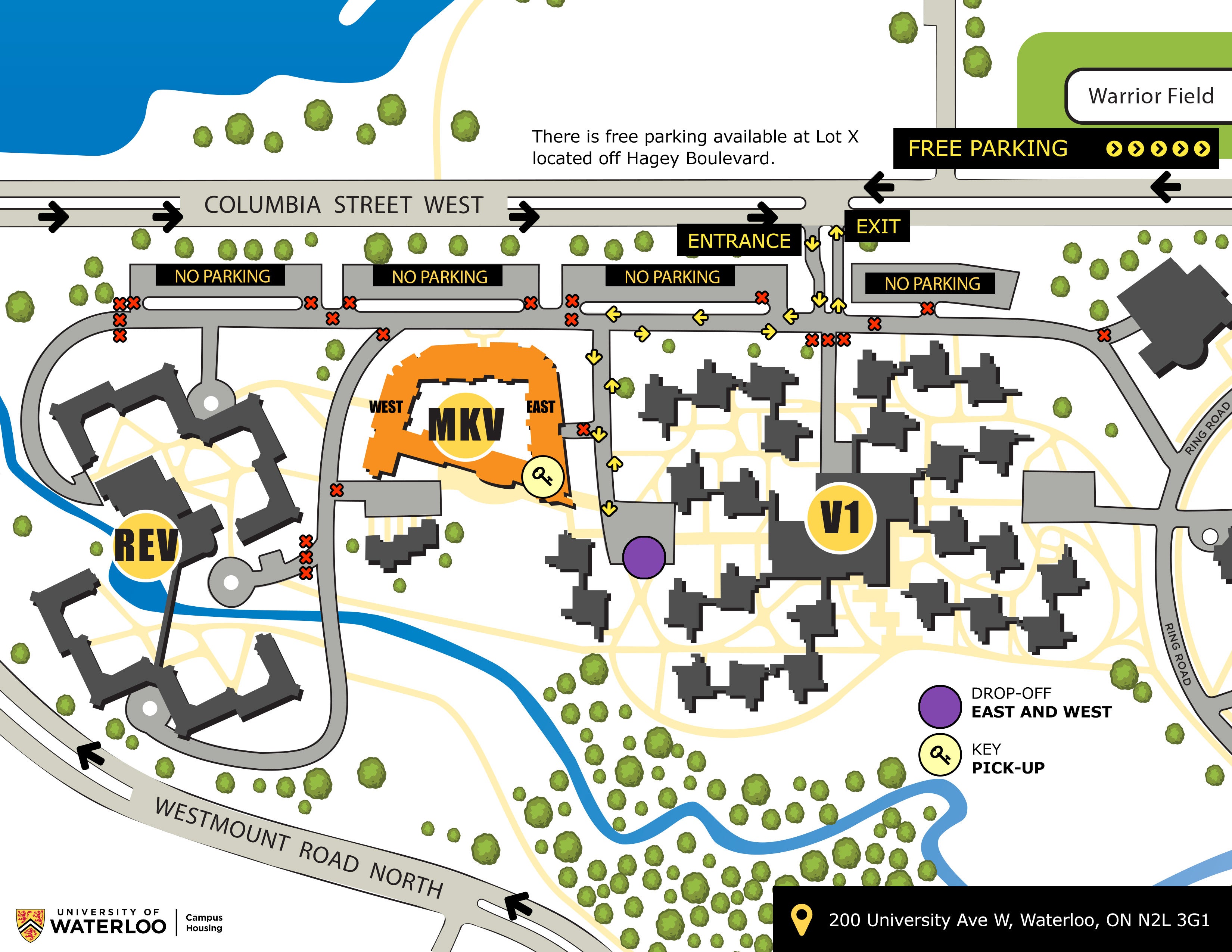 Mackenzie King village move-in map
