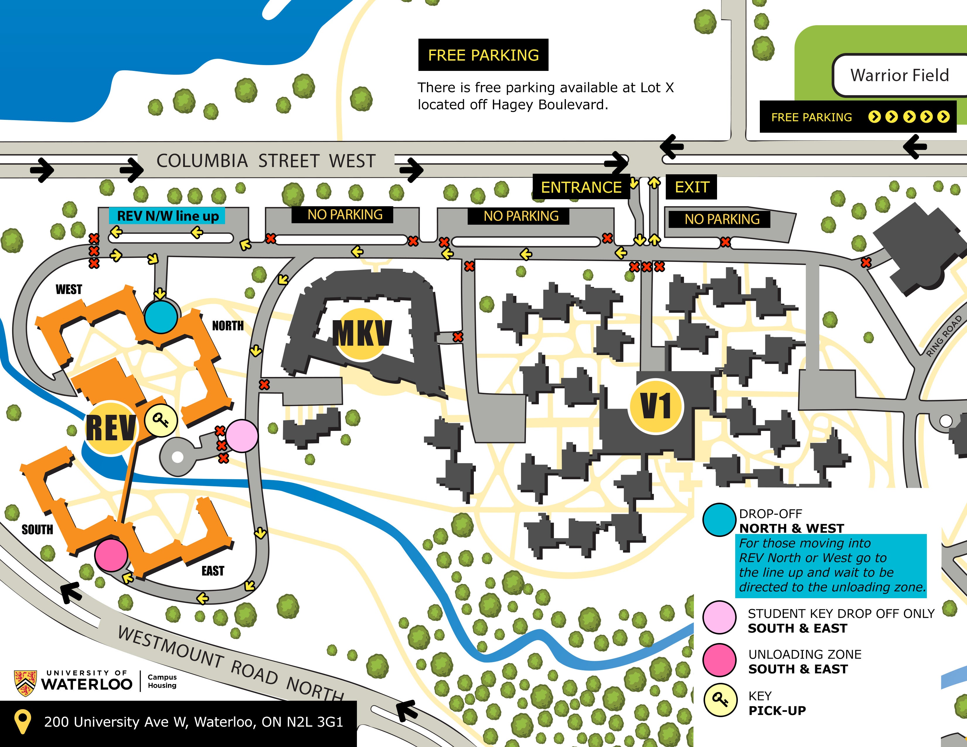 Ron Eydt Village Move-in Map