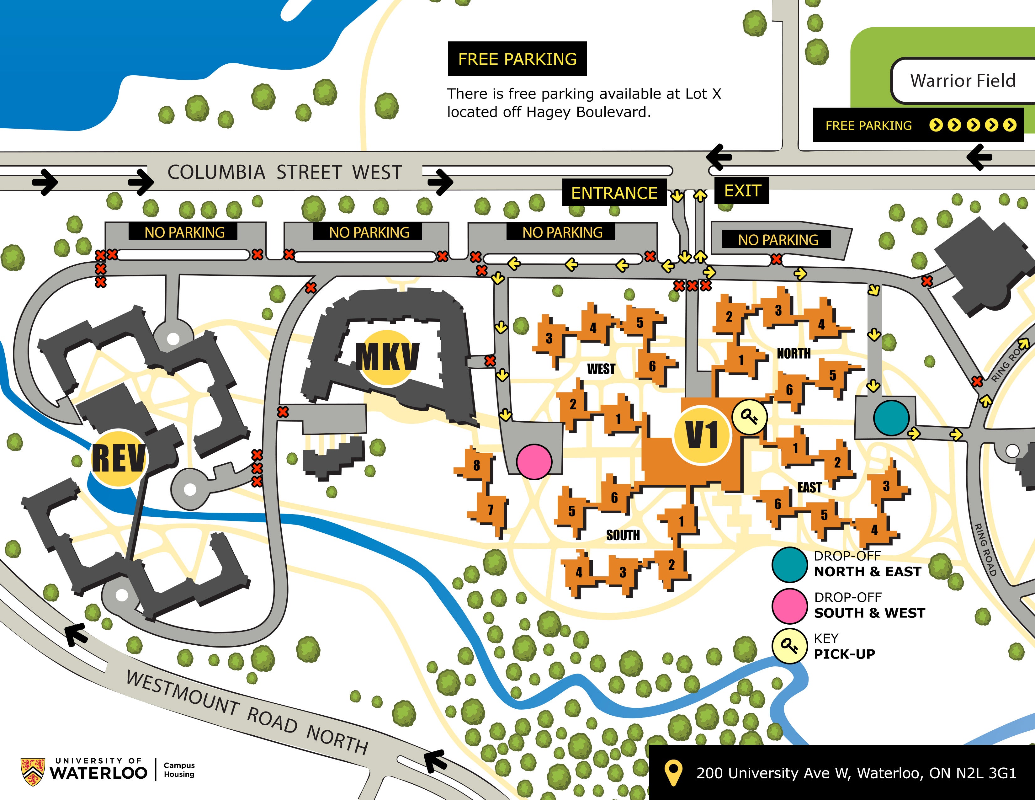 Village 1 move-in map