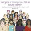 Group of people together - Every one of these people has an eating disorder - your eating disorder is valid regardless