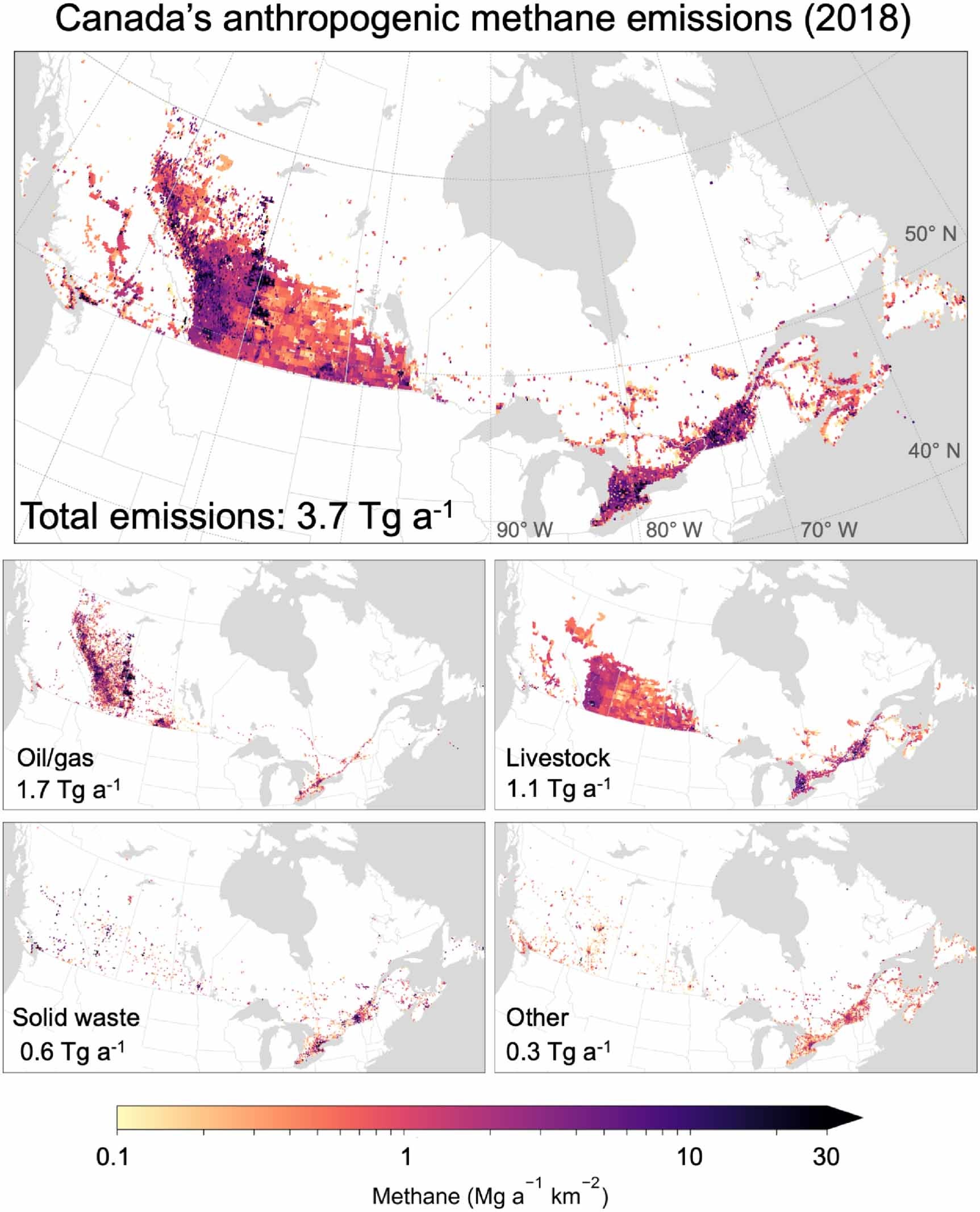 Canada's Anthropogenic Methane Emissions