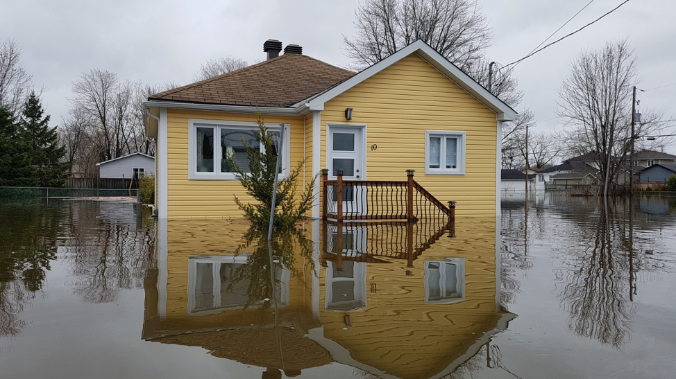 home flooded in Gatineau