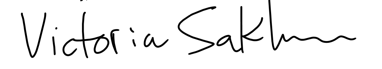 Victoria signature