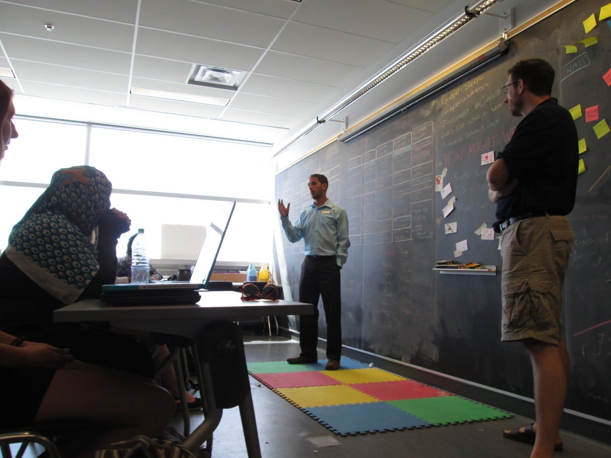 Summer Leadership participants listening to a lecture