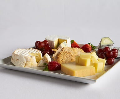 Artisan cheese platter 