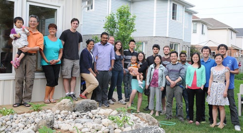 The Centre for Advanced Materials Joining members during annual barbeque