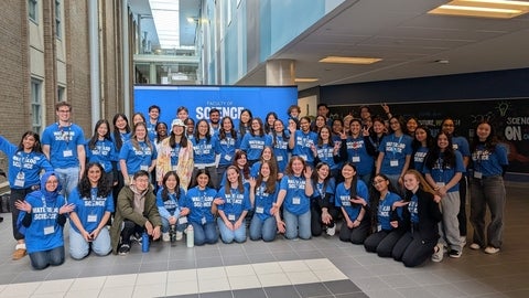 Group photo of all the Science Ambassadors