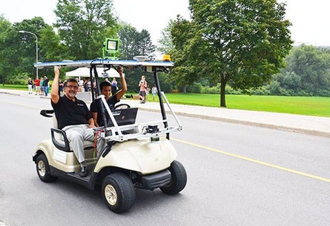 The self-driving car at the University of Waterloo