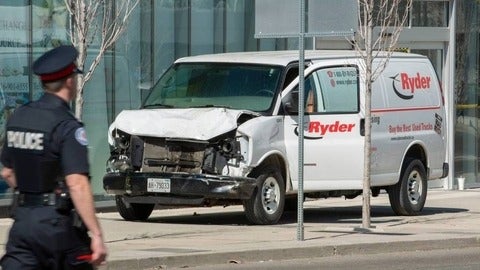 White van in Toronto attack