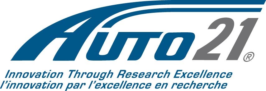 Auto21 logo and slogan. Automotive research and excellence.