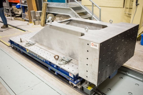 Forming and Crash Lab sled test facility