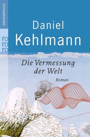 German cover art for Daniel Kehlmann's book, "Measuring the World"