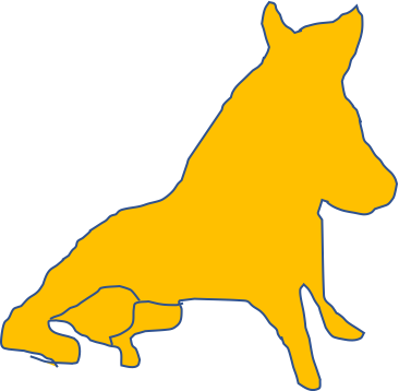 An outline of Porcellino, the Faculty of Arts' mascot.