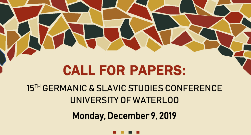 CfP 15th Germanica and Slavic Studies ConferenceUW