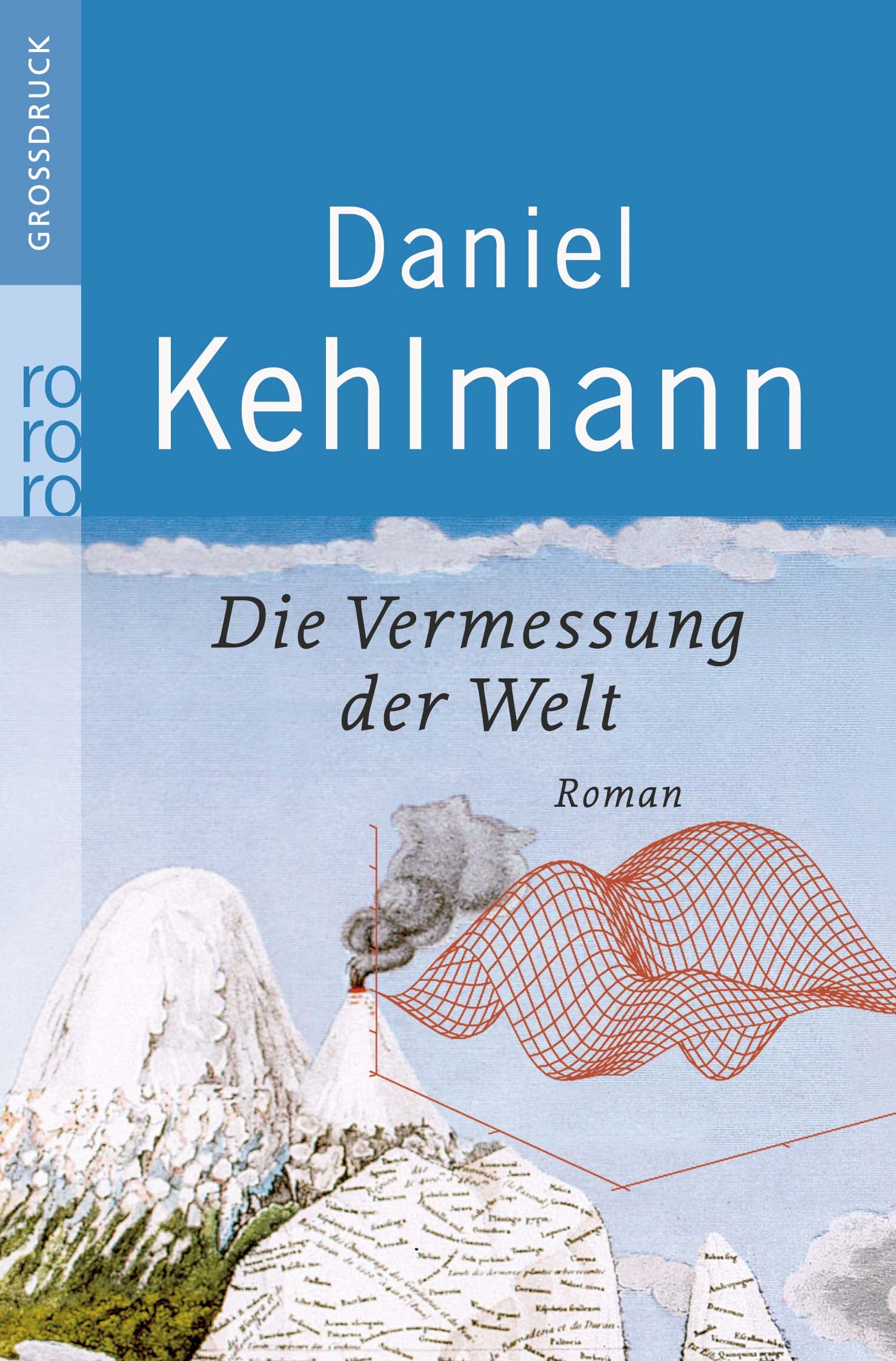 German cover art for Daniel Kehlmann's book, 