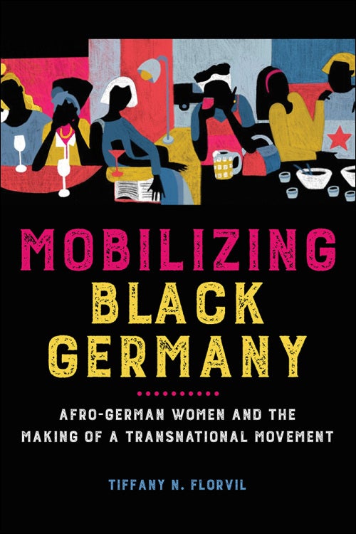 Six black women sitting in a restaurant book cover. 