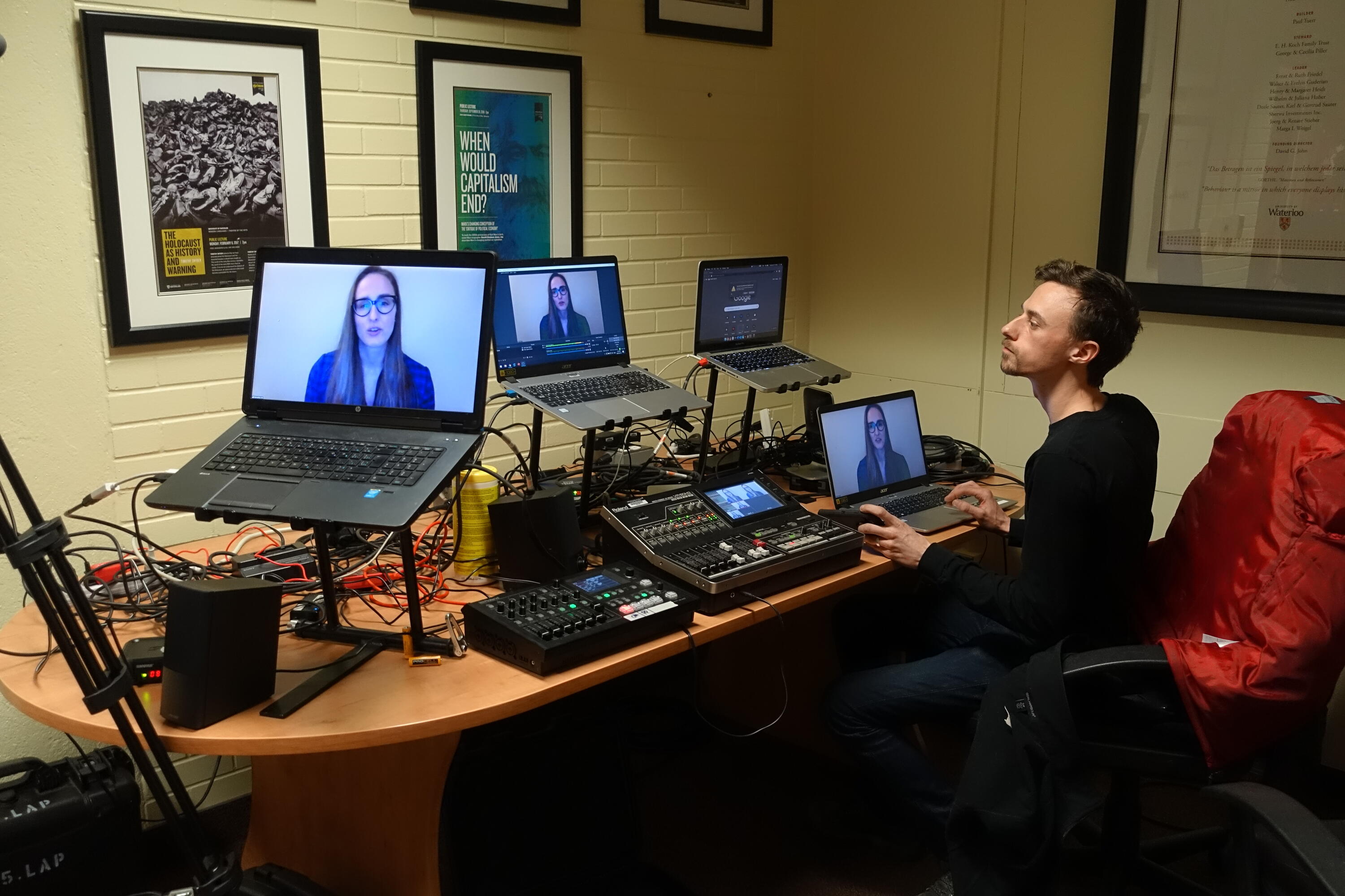 Davian Hart livestreaming the Grimm 2020