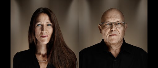 picture of man and woman headshots