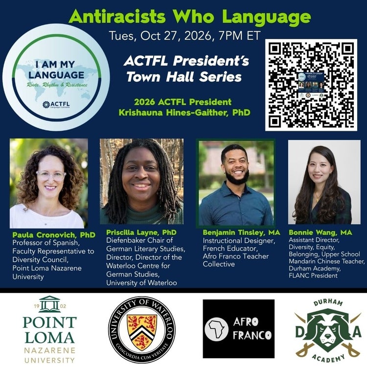 Poster highlighting speakers