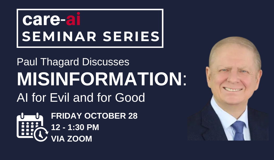 Paul Thagard discusses: Misinformation—AI for evil and for good.