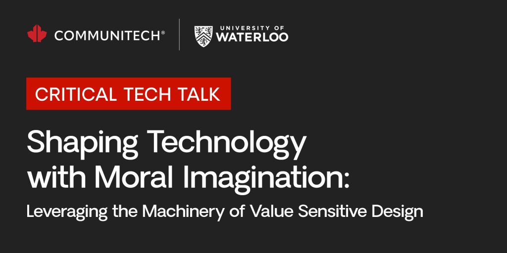 Shaping technology with moral imagination. Leveraging the machinery of value sensitive design.