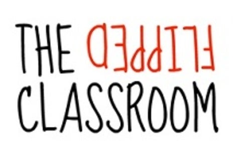 The words "the flipped classroom"