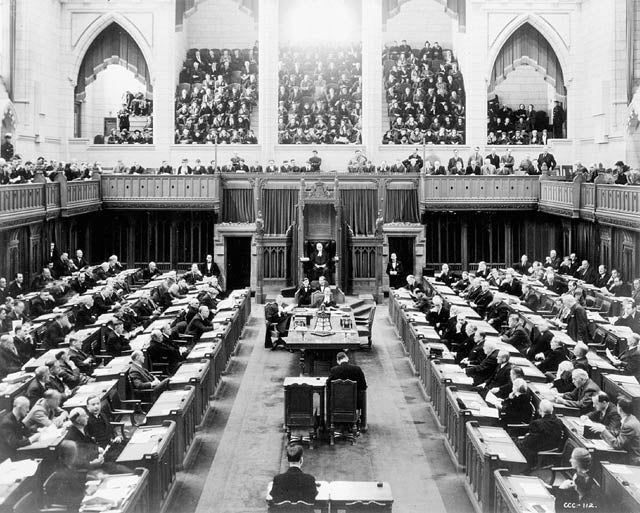 Image of the House of Commons in 1938
