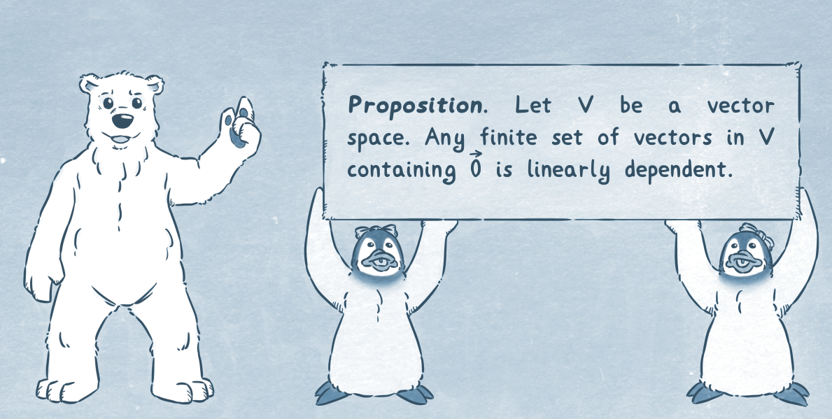 An example of a comic about vectors from the research project